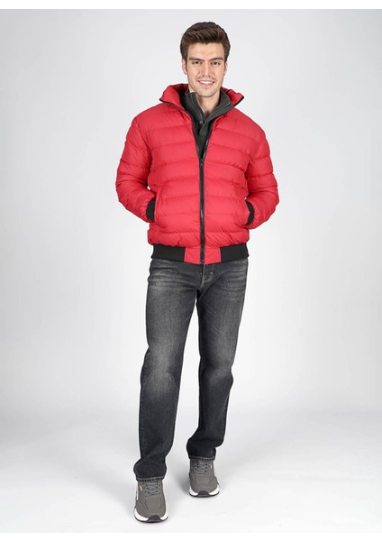 Kırmızı Erkek Mont 251 Lcm 232014 Juno Kırmızı