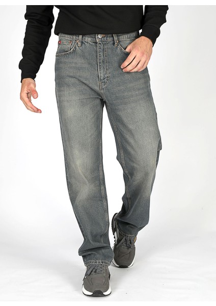 Normal Bel Loose Fit Erkek Denim Pantolon 251 Lcm 121043 Baggy Ramon Falcon fırsatları