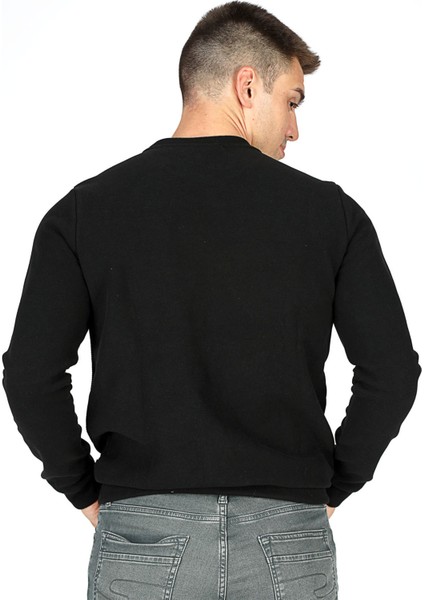 Bisiklet Yaka Siyah Erkek Sweatshırt 251 Lcm 241041 Newdıagonal Siyah