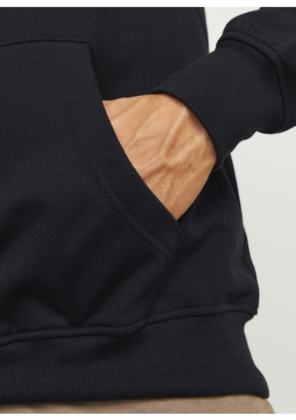 Kapüşon Yaka Siyah Erkek Sweatshırt 12256841_JJHAKKAI Sweat Hood modelleri