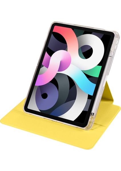 iPad Air 13 (2024) Döner Stand Pu Deri Çıkarılabilir Tpu Tablet Kılıfı (Yurt Dışından)