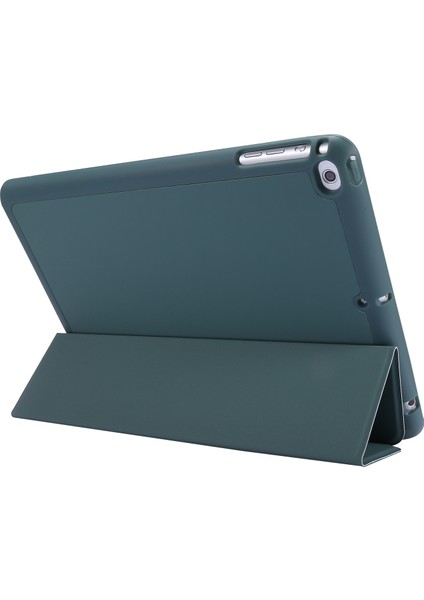 Forestl Digital iPad Air (2013) AIR 2 Pu Deri Tpu Üçe Katlanmış Stand Kalem Yuvalı Tablet Kılıfı (Yurt Dışından)