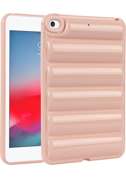 iPad Mini 4 ipad Mini (2019) 7.9 Inç Çizilmez Aşağı Ceket Dokusu Yumuşak Tpu Tablet Kılıfı (Yurt Dışından)