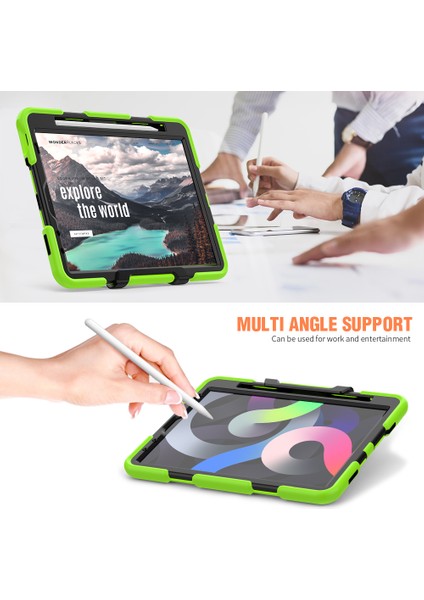 Silikon Pc Hibrit Harika Tamlı iPad Air (2020 2022) Standlı Tablet Kılıfı (Yurt Dışından) indirimleri