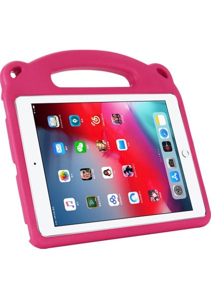 Panda Desenli Eva iPad 10.2 (2019 2020 2021) Standlı Rose Tablet Kılıfı (Yurt Dışından)
