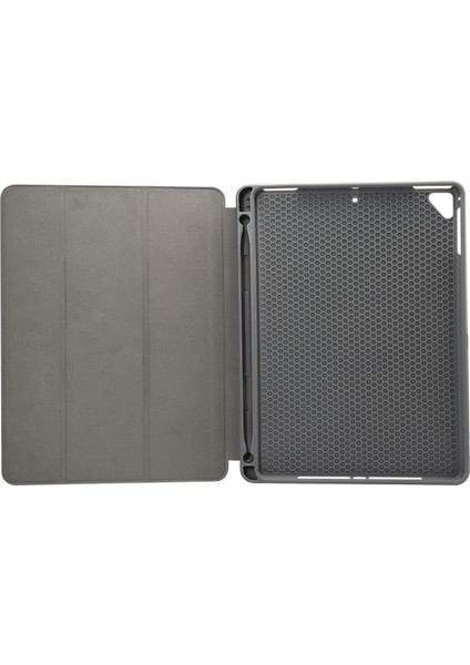 Mermer Desenli Üç Katlı Stand Smart Folio Pu Deri iPad 9 7 Inç (2018 2017) Kalem Yuvalı Tablet Kılıfı (Yurt Dışından) modelleri