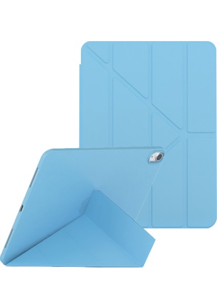 iPad 10.9 (2022) Origami Standı Pu Deri Tpu Koruyucu Düşmeye Dayanıklı Tablet Kılıfı (Yurt Dışından)