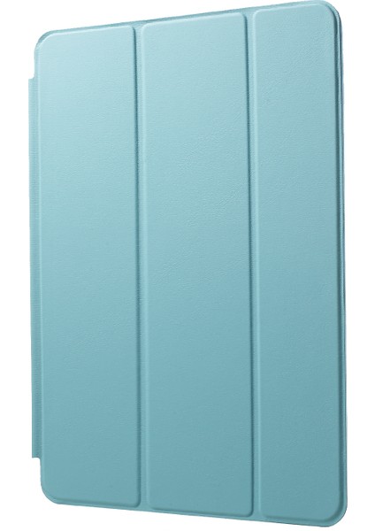 iPad 9.7 (2018) 9.7 INÇ (2017) Üç Katlı Stand Akıllı Deri Aksesuarı Tablet Kılıfı (Yurt Dışından) modelleri