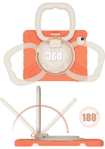 Pc Silikon Stand iPad Air 11 (2024) AIR (2020) AIR (2022) TURUNCU Tablet Kılıfı (Yurt Dışından) fiyatları