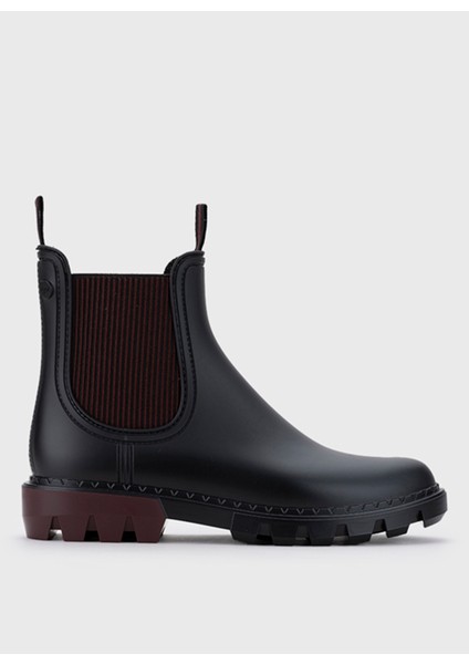 Siyah - Bordo Kadın Bot W10317