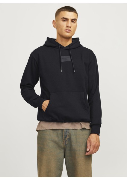 Kapüşon Yaka Siyah Erkek Sweatshırt 12256841_JJHAKKAI Sweat Hood
