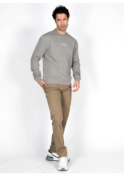 Normal Bel Slim Straight Deve Tüyü Erkek Chino Pantolon 251 Lcm 221002 Jagger Camel