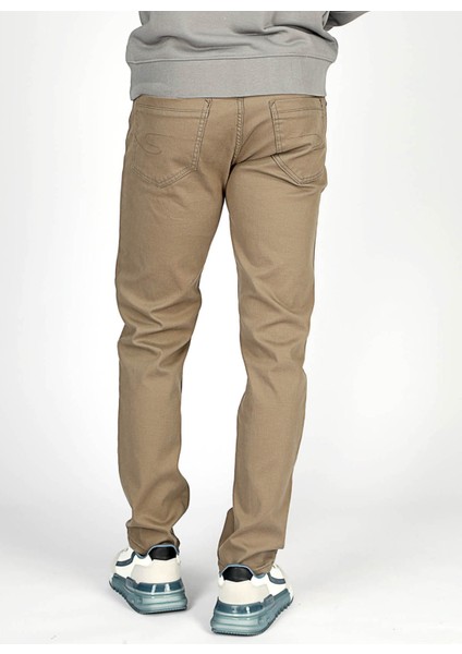 Normal Bel Slim Straight Deve Tüyü Erkek Chino Pantolon 251 Lcm 221002 Jagger Camel