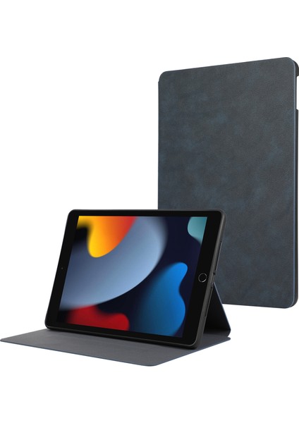 iPad 10.2 (2019 2020 2021) Pu Deri Çevirin Otomatik Uyandırma uyku Stand Tablet Kılıfı (Yurt Dışından)