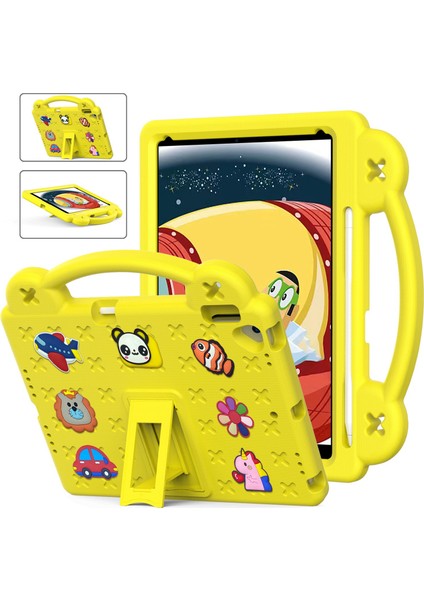 iPad 10.2 (2019 2020 2021) Taşınabilir Eva stand'lı Çizilmez Tablet Kılıfı (Yurt Dışından)