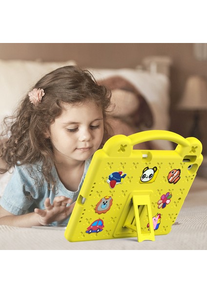 iPad 10.2 (2019 2020 2021) Taşınabilir Eva stand'lı Çizilmez Tablet Kılıfı (Yurt Dışından)
