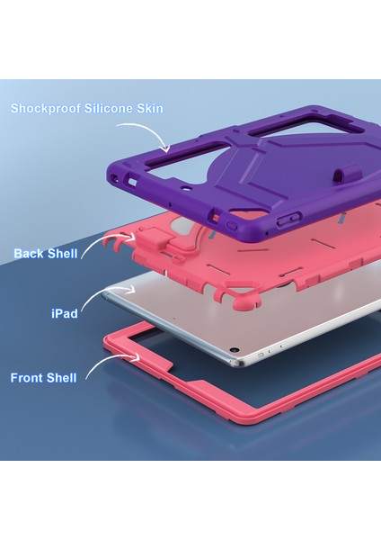 iPad 9 7 Inç (2017 2018) Standı Leopar Stili Tablet Kılıfı (Yurt Dışından)