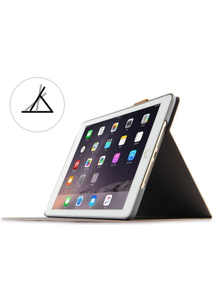 Geyik Desenli Pu Deri Pc Standı iPad Air 2 Tablet Kılıfı (Yurt Dışından)