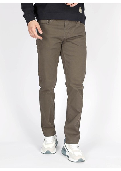 Normal Bel Slim Straight Haki Erkek Chino Pantolon 251 Lcm 221002 Jagger Haki