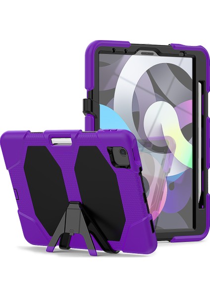 Silikon Pc Hibrit Harika Tamlı iPad Air (2020 2022) Standlı Tablet Kılıfı (Yurt Dışından)