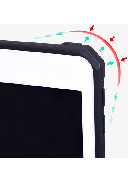 iPad 10.2 (2019 2020 2021) Tpu Pc Hava Yastığı Koruyucu Standı ile Kalem Tutucu Tablet Kılıfı (Yurt Dışından) modelleri