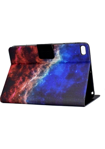 iPad Mini 1 2 3 4 mini (2019) 7.9 Inç Desen Baskı Manyetik Flip Case Pu Deri Katlanır Folio Kart Yuvası ile Standı Yıldızlı Gece Tablet Kılıfı (Yurt Dışından)