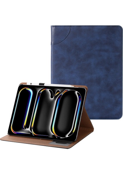 iPad Pro 11 (2024) Otomatik Uyandırma uyku ile Cüzdan Standı Deri Tablet Kılıfı (Yurt Dışından)