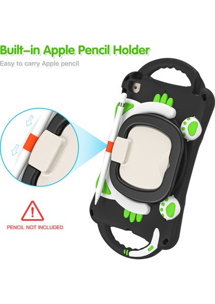 Sağlam Ağır Hizmet 3'ü 1 Arada Döner Tekme Standı Pc iPad Mini 2 3 4 mini (2019) Silikon Koruyucu 7 9 Inç Tablet Kılıfı (Yurt Dışından) fırsatları