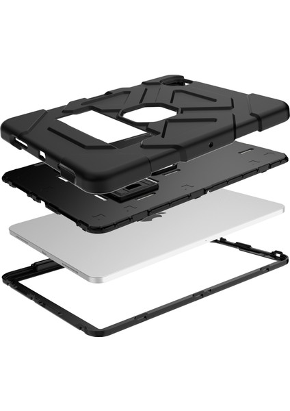 Çift Ekleme Pc iPad Air Standlı Silikon Koruyucu (2020 2022) Tablet Kılıfı (Yurt Dışından) modelleri