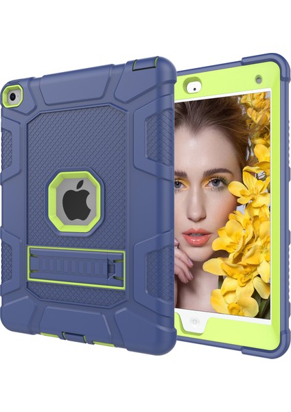 Çıkarılabilir 2'si 1 Arada Toz Önleyici Koruyucu Tpu Pc Stand iPad Air 2(Ipad 6) Hibrit Tablet Kılıfı (Yurt Dışından)