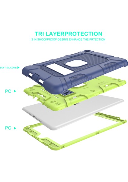 Çıkarılabilir 2'si 1 Arada Toz Önleyici Koruyucu Tpu Pc Stand iPad Air 2(Ipad 6) Hibrit Tablet Kılıfı (Yurt Dışından) modelleri