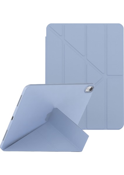 iPad 10.9 (2022) Origami Standı Pu Deri Tpu Koruyucu Düşmeye Dayanıklı Tablet Kılıfı (Yurt Dışından)