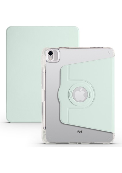 iPad Air 13 (2024) Döner Stand Pu Deri Çıkarılabilir Tpu Tablet Kılıfı (Yurt Dışından)