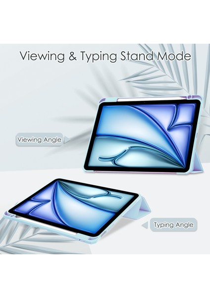 iPad Air 11 (2024) Pu Deri Otomatik Uyandırma Uyku Koruyucu ile Kalem Yuvası Tablet Kılıfı (Yurt Dışından) modelleri