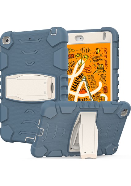 King Kong Serisi Ağır Hizmet Darbelerine Dayanıklı Sağlam Hibrit iPad Mini 4 5 (2019) Dahili Standlı 7 9 Inç Peygamber Çiçeği si Tablet Kılıfı (Yurt Dışından)