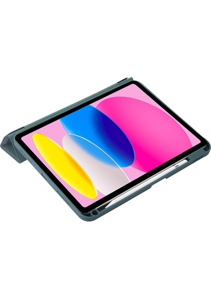 Origami Standı iPad 10.9 (2022) Otomatik Uyandırma uyku Pu Deri Akrilik Tam Koruma Gece Yarısı i Tablet Kılıfı (Yurt Dışından) fırsatları