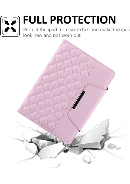 Düşmeyi Önleyici Nakış Izgaraları Deri Standı Cüzdan iPad Mini (2019) 7.9 Inç mini 4 5 Tablet Kılıfı (Yurt Dışından) indirimleri