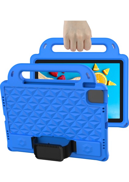 iPad Pro 11 (2024) Koruyucu Eva Tekme Standlı Askı Tablet Kılıfı (Yurt Dışından)