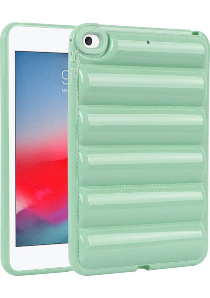 iPad Mini 4 ipad Mini (2019) 7.9 Inç Çizilmez Aşağı Ceket Dokusu Yumuşak Tpu Tablet Kılıfı (Yurt Dışından)