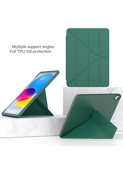 iPad 10.9 (2022) Origami Standı Pu Deri Tpu Koruyucu Düşmeye Dayanıklı Tablet Kılıfı (Yurt Dışından) indirimleri