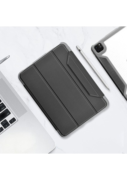 iPad 10.2 (2019 2020 2021) Standlı Pc Pu Deri Tablet Kılıfı (Yurt Dışından)
