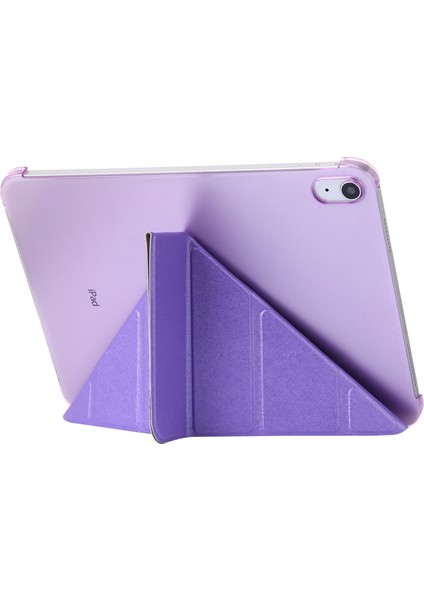 Origami Standı iPad 10.9 (2022) Ipek Dokulu Otomatik Uyandırma uyku Pu Deri Tam Koruma Tablet Kılıfı (Yurt Dışından) fiyatları