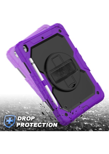 iPad 10.2 (2020 2019) 360° Dönebilen Tekme Standı Pc Silikon El Askısı Omuz Askılı Koruyucu Tablet Kılıfı (Yurt Dışından) modelleri