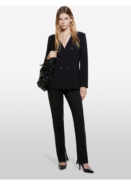 Normal Siyah Kadın Ceket 2GJCLW028