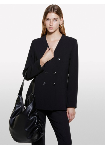 Normal Siyah Kadın Ceket 2GJCLW028 modelleri