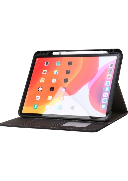 iPad Air 11 (2024) Cüzdan Deri Kalemli Yuvası Tablet Kılıfı (Yurt Dışından)