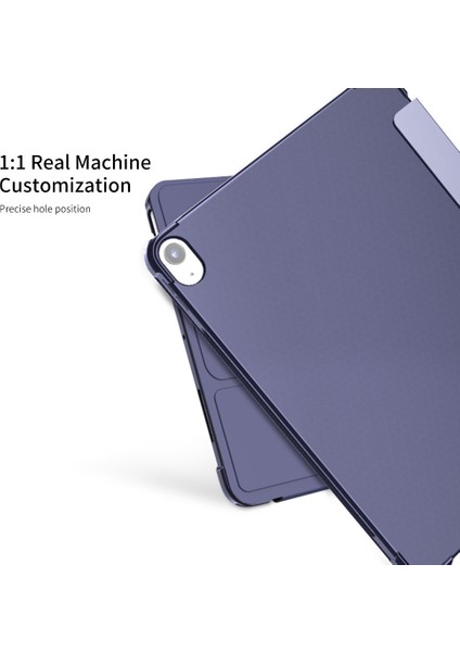 iPad 10.9 (2022) IPAD 10. Nesil Üç Katlı Stand Pu Deri Otomatik Uyandırma uyku Akıllı Kalem Yuvası Tutucu Matcha i Tablet Kılıfı (Yurt Dışından)