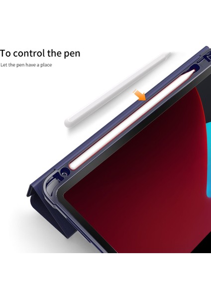 iPad 10.9 (2022) IPAD 10. Nesil Üç Katlı Stand Pu Deri Otomatik Uyandırma uyku Akıllı Kalem Yuvası Tutucu Matcha i Tablet Kılıfı (Yurt Dışından)