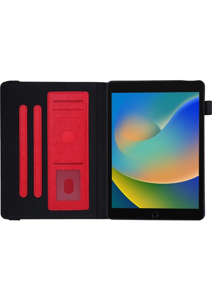 iPad 10.2 (2019 2020 2021) Kart Yuvası Deri Tablet Kılıfı (Yurt Dışından) fiyatları