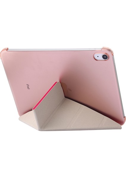 Origami Standı iPad 10.9 (2022) Ipek Doku Otomatik Uyandırma uyku Pu Deri Tam Koruma Tablet Kılıfı (Yurt Dışından) fırsatları